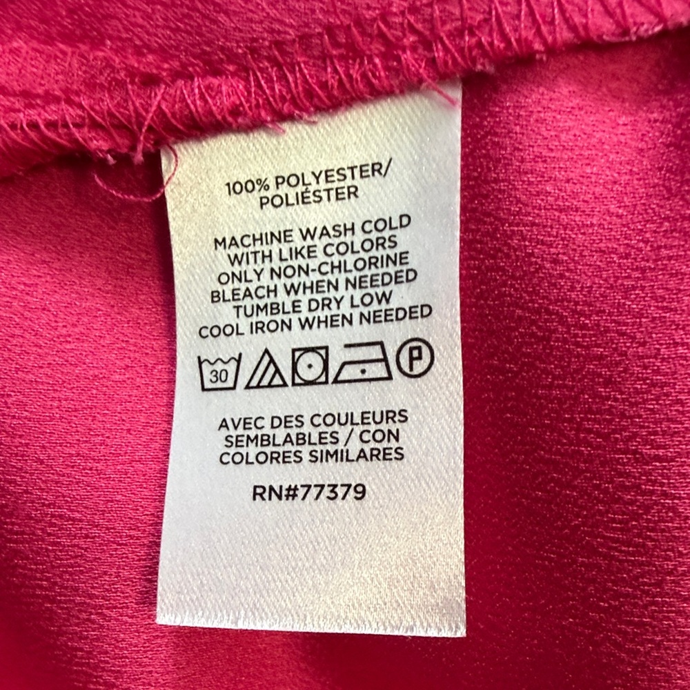 Ann Taylor Fuchsia Cowl Neck Blouse - Picture 6 of 8